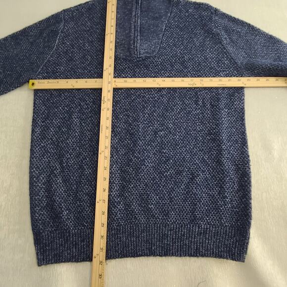 Alesbury Blue 1/4 zip sweater sz Large Stitch Fix Normcore Cozy Business casual - Picture 7 of 8